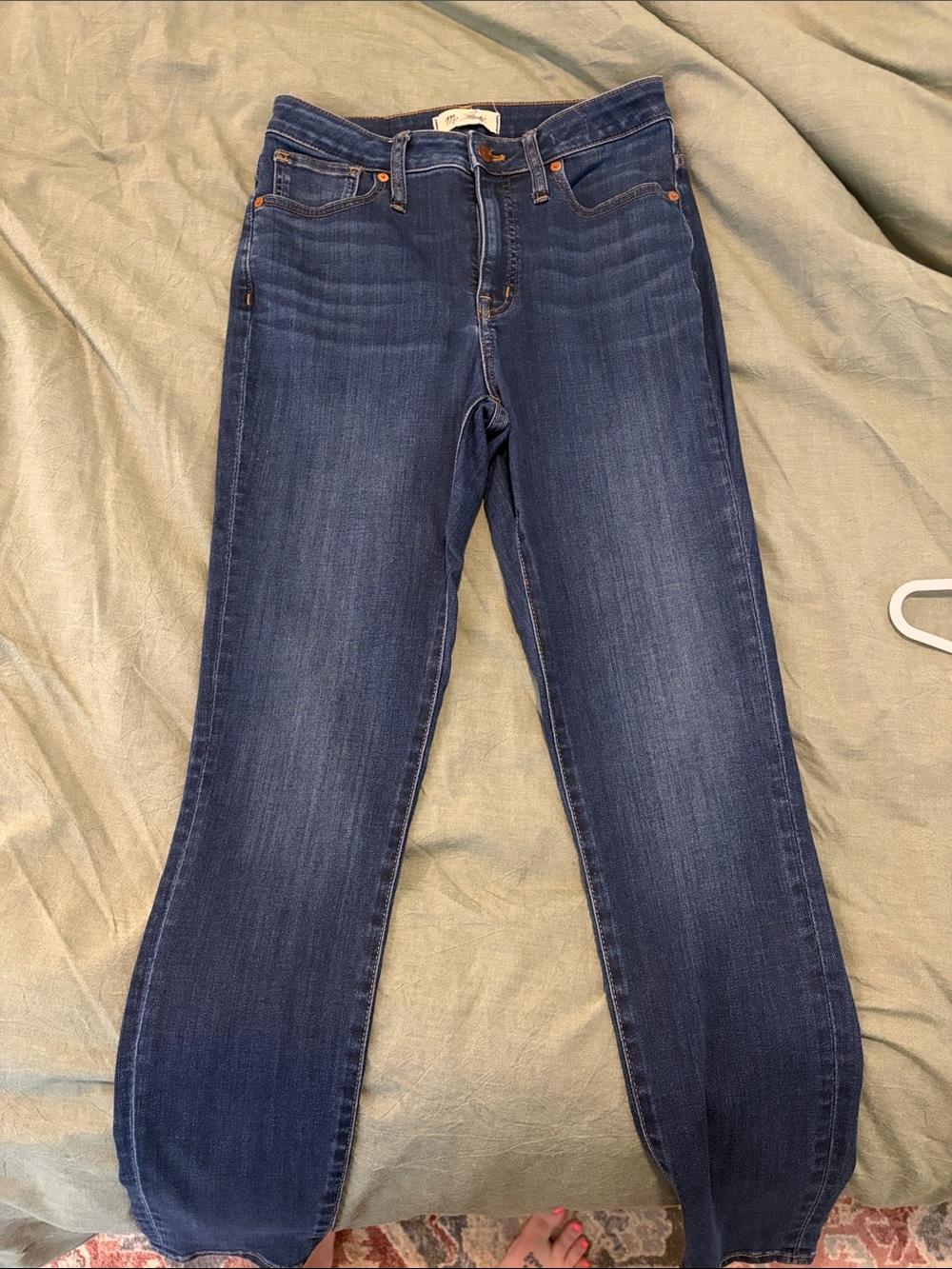Madewell Skinny Jeans in Dark Blue Wash